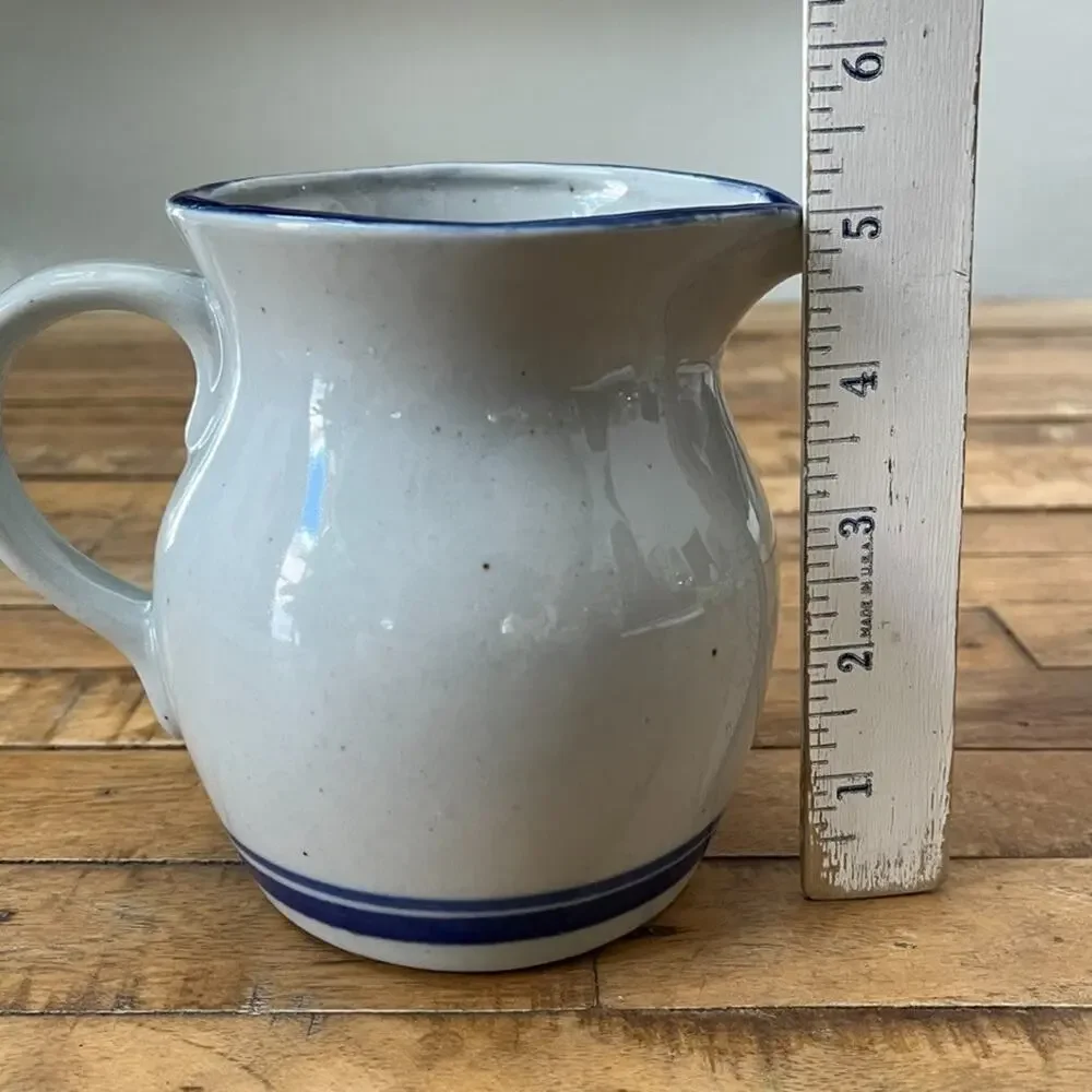 Vintage Ceramic Farmhouse Milk Pitcher 5
